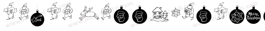 iekie MerryChristmas字体转换